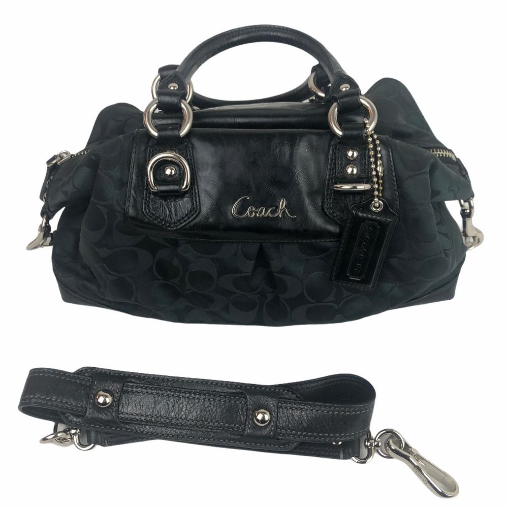 Coach Ashley Signature Satchel Convertible Purse